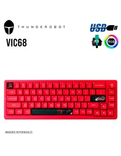 TECLADO GAMER THUNDEROBOT VIC68