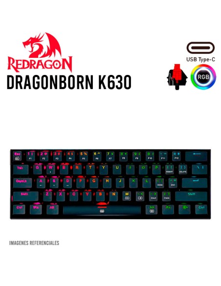TECLADO GAMER REDRAGON DRAGONBORN