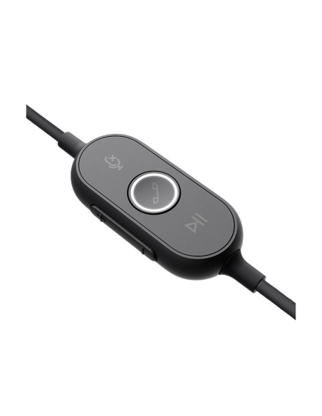 AUDIFONO LOGITECH B2B ZONE WIRED USB - USB-C TEAMS BLACK (981-000871) MICROFONO