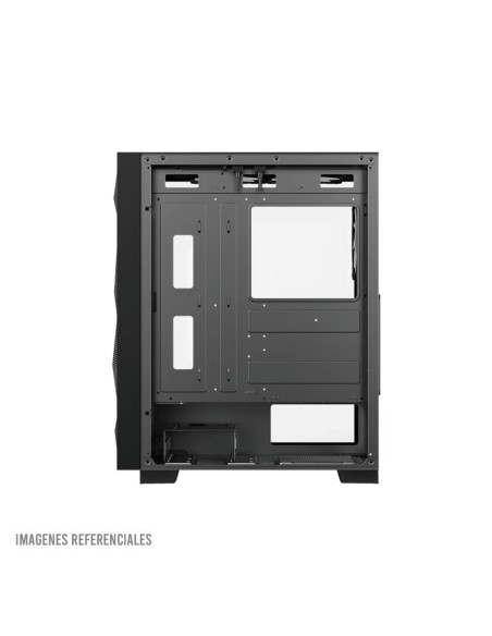 CASE ANTRYX RX 250 BLACK ( AC-RX250KFR ) S/FUENTE | VIDRIO TEMPLADO | 4 FIXED-RGB