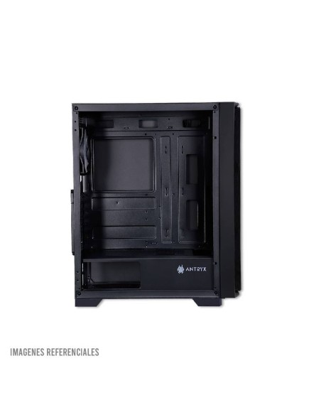 CASE ANTRYX RX 270 BLACK ( AC-RX270KFR ) S/FUENTE | VIDRIO TEMPLADO | 4 FIXED-RGB