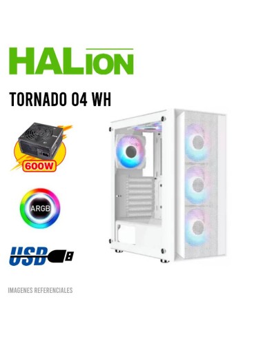 CASE GAMER HALION TORNADO-04 WHITE ( TORNADO 04...