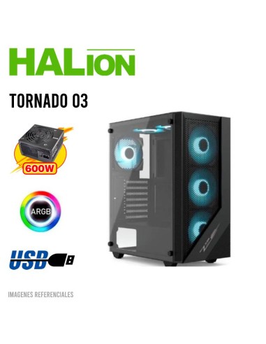 CASE GAMER HALION TORNADO-03 ( TORNADO 03 )...