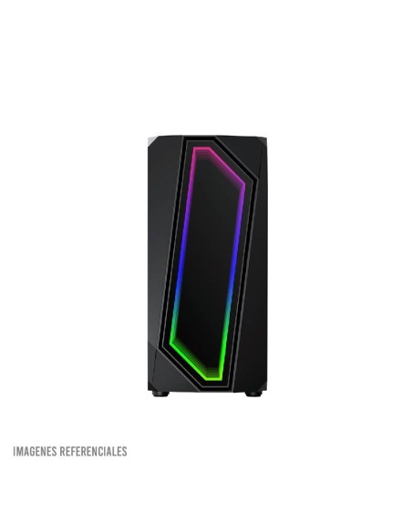 CASE GAMER 1ST PLAYER RAINBOW IS6(ATX)BLACK