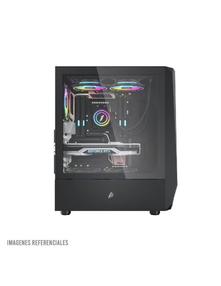 CASE GAMER 1ST PLAYER RAINBOW IS6(ATX)BLACK
