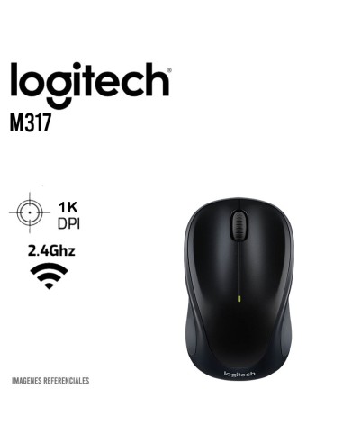 MOUSE LOGITECH M317 BLACK