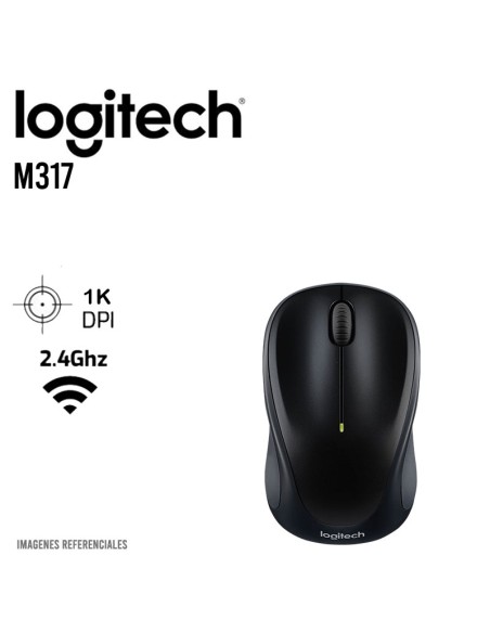 MOUSE LOGITECH M317 BLACK