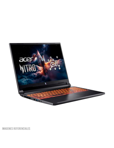LAPTOP GAMER ACER NITRO ANV16-42-R96P RYZEN 7-260 16GB 512GB SSD GEFORCE RTX 5050 8GB 16 WUXGA 180HZ WINDOWS 11 (NH.U2NAA.003)