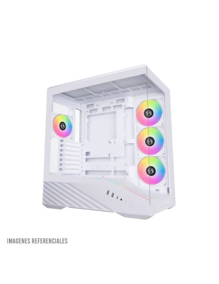 CASE LIAN LI VECTOR V100R (V100RW WHITE) VIDRIO TEMPLADO| 4FAN ARGB| WHITE