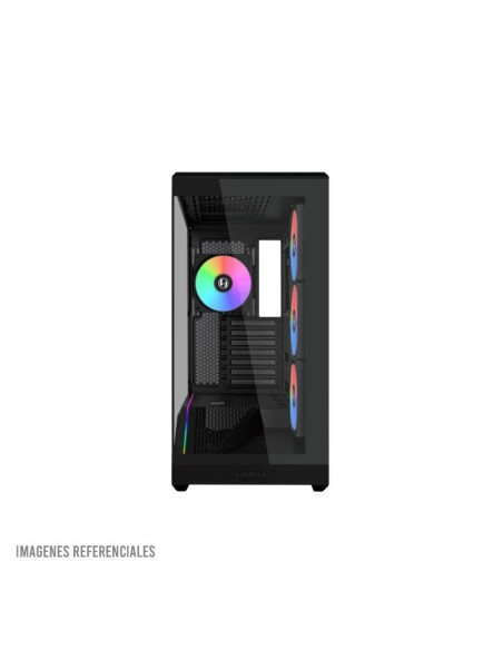 CASE LIAN LI VECTOR V100R (V100RX BLACK) VIDRIO TEMPLADO| 4FAN ARGB|NEGRO