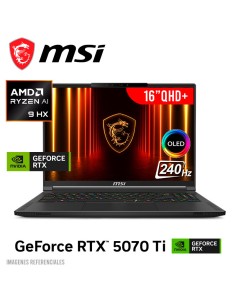 LAPTOP GAMER MSI STEALTH A16 A3XWHG-079US RYZEN 9 HX 370...