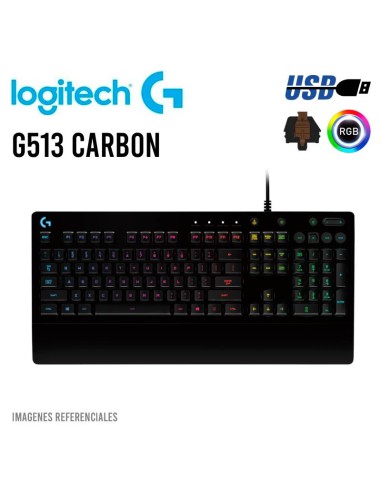 TECLADO GAMER LOGITECH G513 CARBON