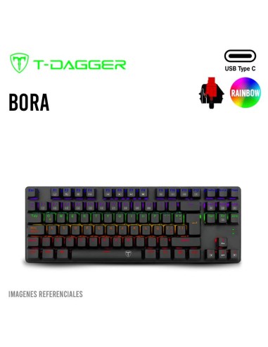 TECLADO T-DAGGER BORA T-TGK313BG
