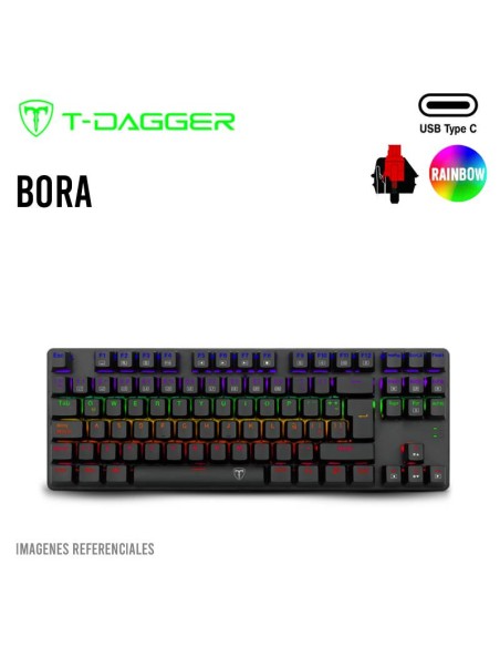 TECLADO T-DAGGER BORA T-TGK313BG