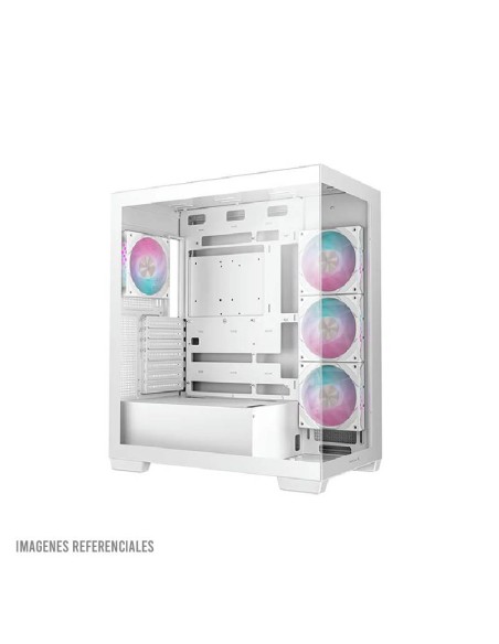 CASE DEEPCOOL CG580 WH 4F (R-CG580-WHADA4-G-1) USB 3.0| S/FUENTE| VIDRIO TEMPLADO| 4 LED-ARGB