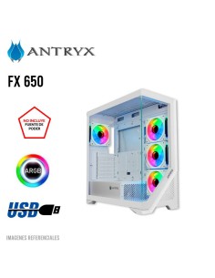 CASE GAMER ANTRYX FX 650 WHITE ( AC-FX650W ) S/FUENTE |...