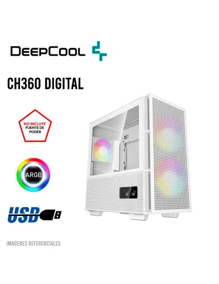 CASE DEEPCOOL CH360 DIGITAL