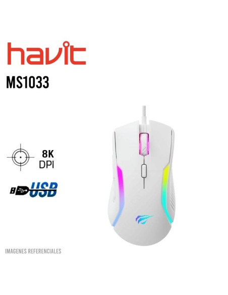 MOUSE HAVIT MS1033 WHITE