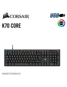 TECLADO GAMER CORSAIR K70 CORE RGB ( CH-910971E-SP ) MLX...