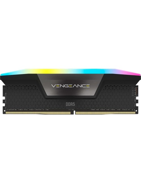 MEMORIA RAM CORSAIR VENGEANCE RGB 32GB(2X16GB) DDR5 6400MHZ(CMH32GX5M2B6400C36)