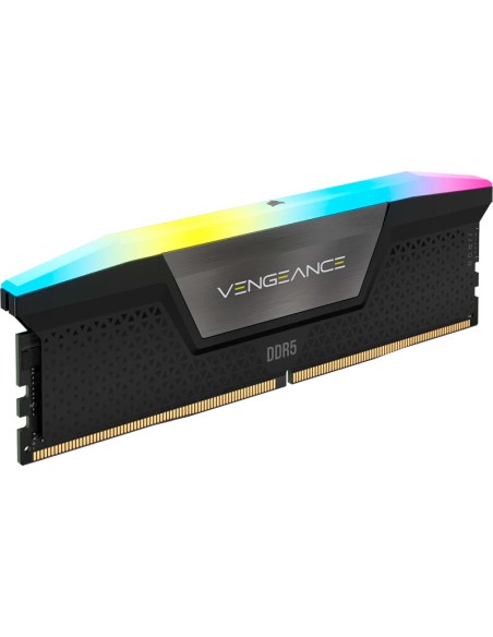 MEMORIA RAM CORSAIR VENGEANCE RGB 32GB(2X16GB) DDR5 6400MHZ(CMH32GX5M2B6400C36)