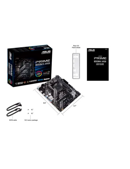 MAINBOARD ASUS PRIME B550M-K ARGB ( PRIME B550M-K ARGB ) AM4 DDR4