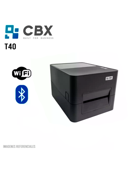 IMPRESORA DE ETIQUETAS CBX (CBX-T40) 64MB RAM - 128MB ROM | USB - ETHERNET | NEGRO