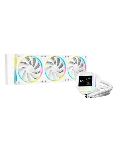 SISTEMA LIQUIDO DEEPCOOL LM360 WH ( R-LM360-WHDMMC-1 ) PANTALLA 2.4" IPS | LED-ARGB