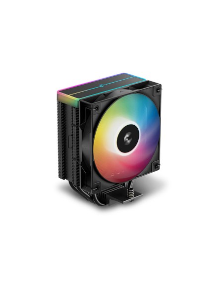 COOLER PARA PROCESADOR DEEPCOOL AG400 BK ARGB V2 ( R-AG400-BKAMMN-GJD ) NEGRO | LED-ARGB