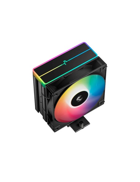 COOLER PARA PROCESADOR DEEPCOOL AG400 BK ARGB V2 ( R-AG400-BKAMMN-GJD ) NEGRO | LED-ARGB