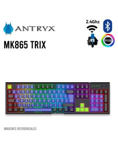 TECLADO GAMER ANTRYX MK865 TRIX ( AMK-865TXKBL-SP )...