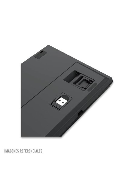 TECLADO GAMER ANTRYX MK865 TRIX ( AMK-865TXKBL-SP ) NEGRO/LILA | SWITCH OUTEMU BLUE | LED-RGB