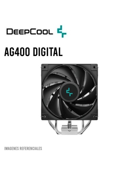 COOLER PARA PROCESADOR DEEPCOOL AG400 DIGITAL ( R-AG400-BKNDMN-G-1 ) NEGRO