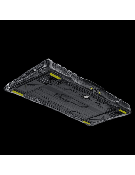 TECLADO GAMER GRAVASTAR K1 LITE ( GSK1LITE-XTAL-BLK ) WIRELESS - BT - WIRED | SWITCH BSUN LINEAR | LED-RGB