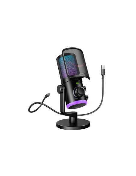 MICROFONO FIFINE AM6 AMPLIGAME (AM6-B) BLACK| LED-RGB