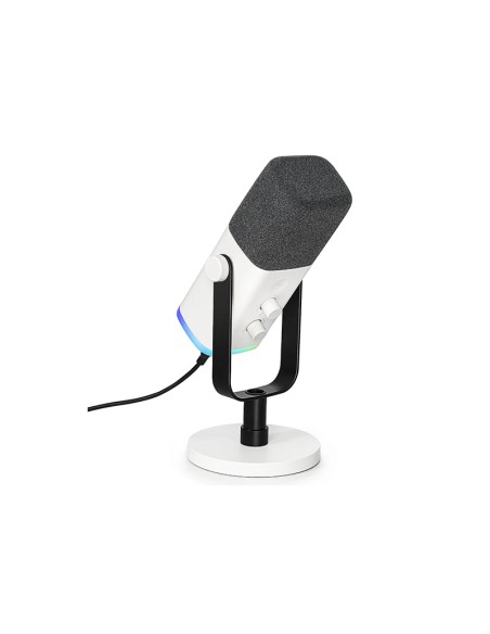 MICROFONO FIFINE AM8 AMPLIGAME ( AM8-W ) WHITE | XLR DINAMICO | LED-RGB