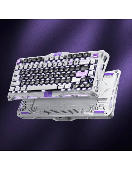 TECLADO GAMER GRAVASTAR MERCURY V75 HE (GSV75-GWT) MECANICO|MECHA GRAY| SWITCH HALL EFFECT| LED-RGB