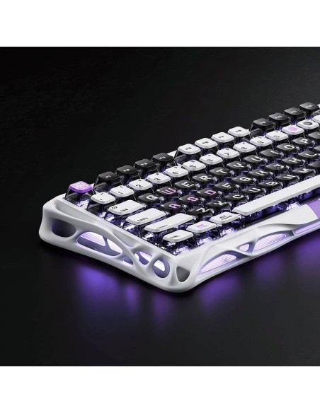 TECLADO GAMER GRAVASTAR MERCURY V75 HE (GSV75-GWT) MECANICO|MECHA GRAY| SWITCH HALL EFFECT| LED-RGB
