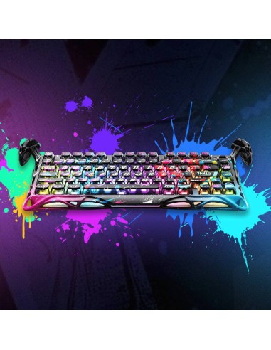 TECLADO GAMER GRAVASTAR MERCURY V75 PRO HE NEON...