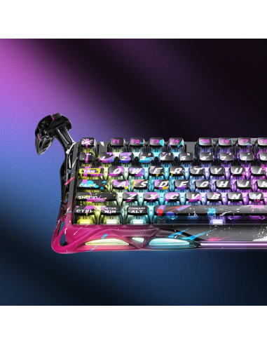 TECLADO GAMER GRAVASTAR MERCURY V75 PRO HE NEON...