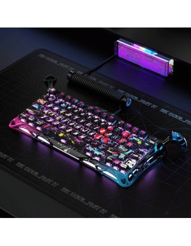 TECLADO GAMER GRAVASTAR MERCURY V75 PRO HE NEON...