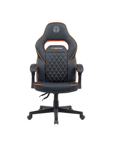 SILLA GAMER HALION (AG-103) NEGRO/NARANJA
