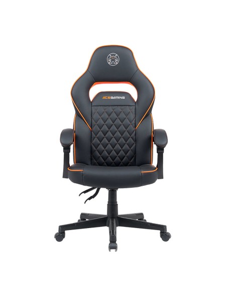 SILLA GAMER HALION (AG-103) NEGRO/NARANJA