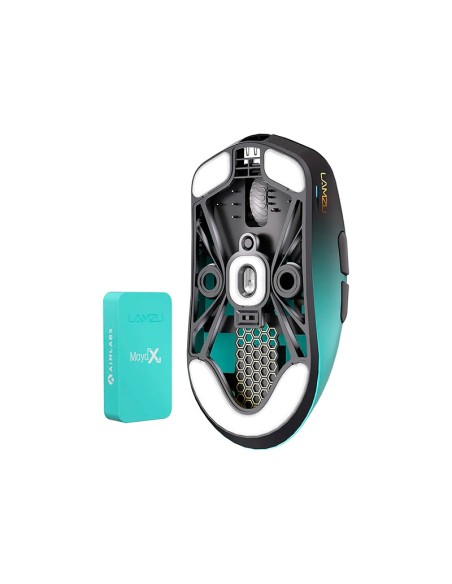 MOUSE GAMER LAMZU MAYA X 8K EDICION AIMLABS| WIRELESS| 30K DPI| SENSOR PAW3950