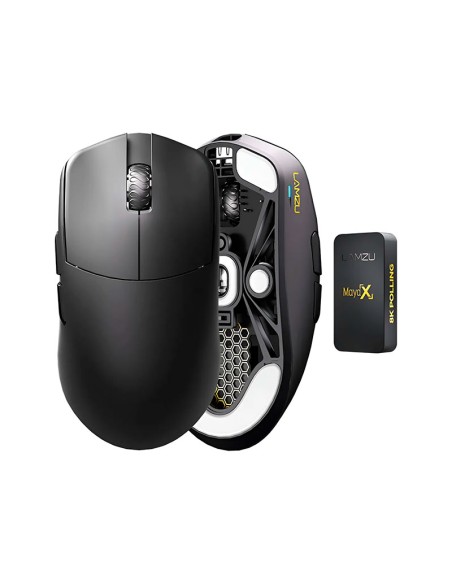 MOUSE GAMER LAMZU MAYA X 8K SUPER LIGHT BLACK| WIRELESS| 30K DPI| SENSOR PAW3950