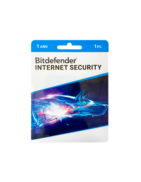ANTIVIRUS BITDEFENDER INTERNET SECURITY 1 PC 12 MESES (B11020059)