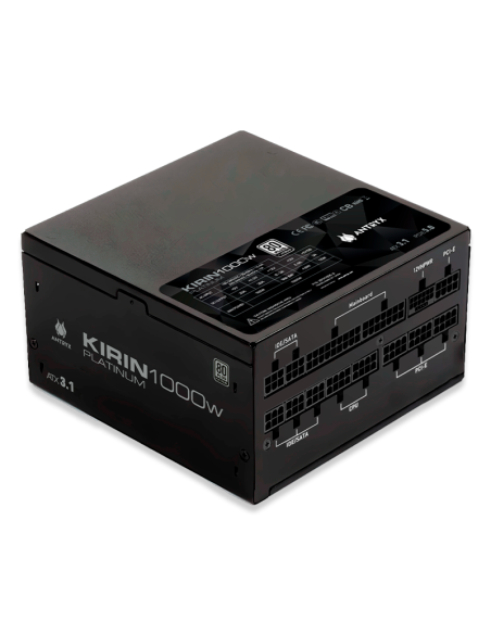 FUENTE DE PODER ANTRYX 1000W KIRIN PLATINUM (XPH1000-A) 80 PLUS PLATINUM| PCIE 5.0| MODULAR