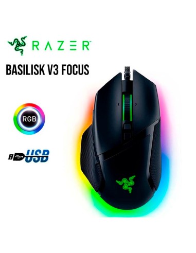 MOUSE GAMER RAZER BASILISK V3 FOCUS+ (...