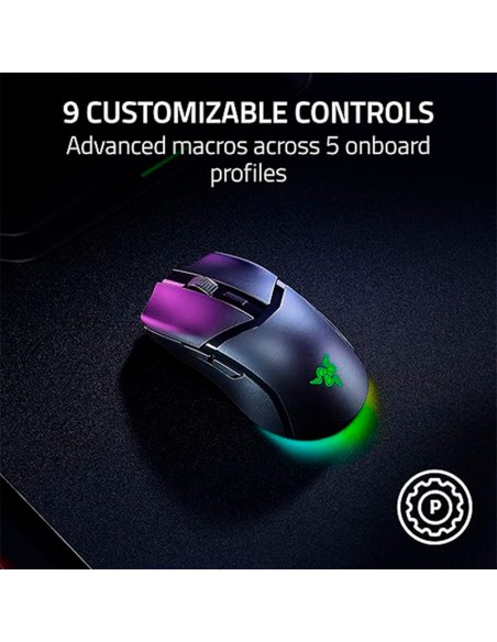 MOUSE GAMER RAZER COBRA HYPERSPEED (RZ01-05570100-R3U1) WIRELESS| SEMSOR FOCUS X 26K DPI| LED-RGB