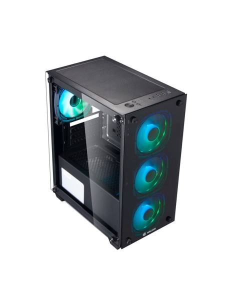 CASE GAMER HALION RAGNAROK 323 550W BLACK 4X12 ARGB VIDRIO TEMPLADO